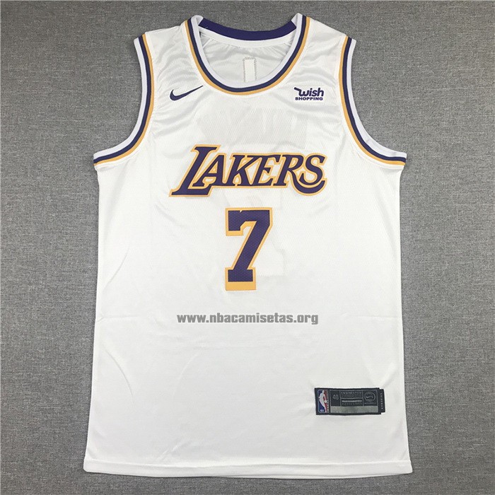 Camiseta Los Angeles Lakers Carmelo Anthony NO 7 Association 2021 Blanco